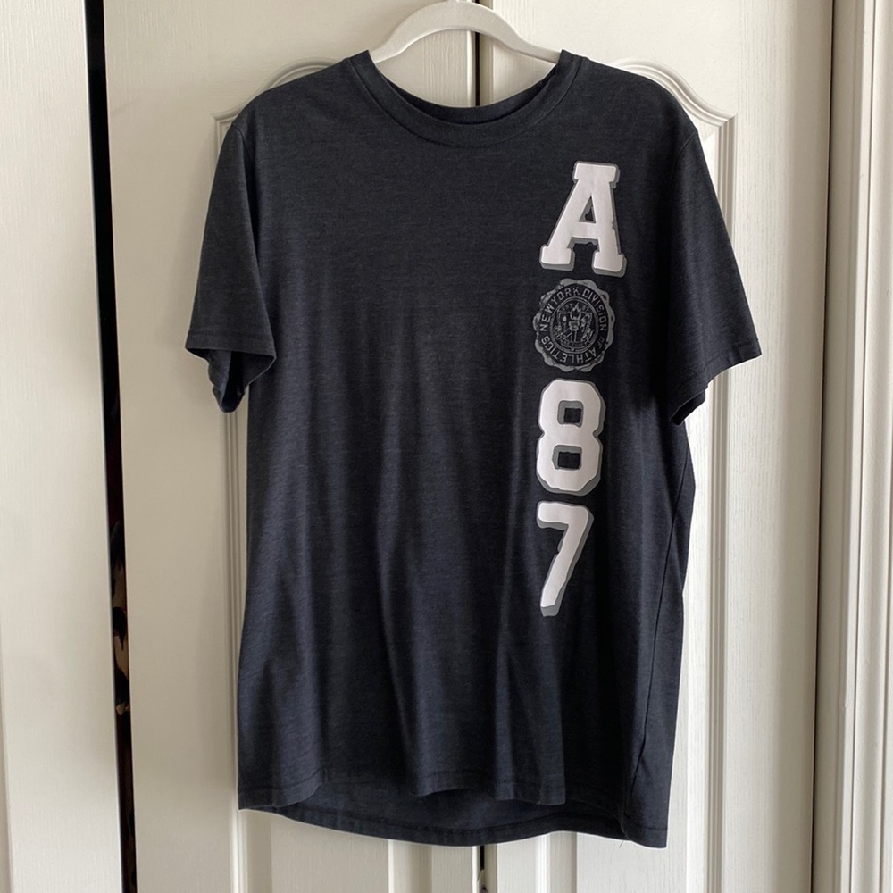 Aeropostale 1987 T-Shirt Short Sleeve Logo Casual Gray Men’s Size L